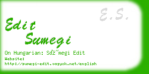 edit sumegi business card